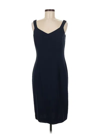 Pre-owned Dana Buchman Cocktail Dress In Blue