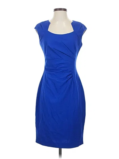 Pre-owned Dana Buchman Cocktail Dress In Blue