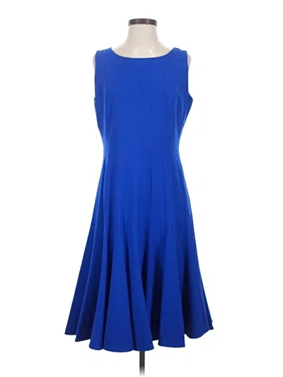 Pre-owned Dana Buchman Cocktail Dress In Blue