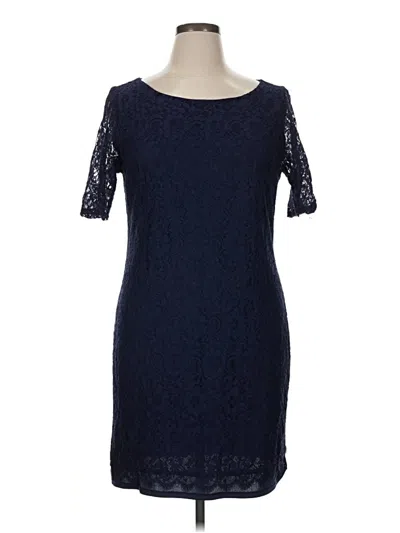 Pre-owned Dana Buchman Cocktail Dress In Blue
