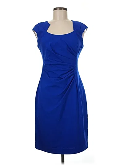 Pre-owned Dana Buchman Cocktail Dress In Blue