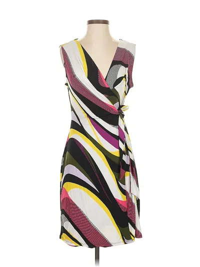 Pre-owned Dana Buchman Cocktail Dress In Burgundy