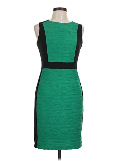 Pre-owned Dana Buchman Cocktail Dress In Green