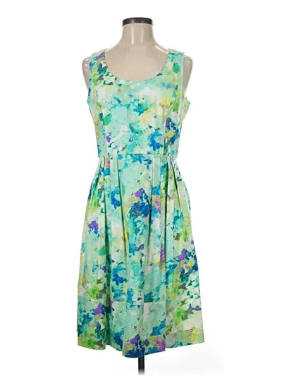 Pre-owned Dana Buchman Cocktail Dress In Green