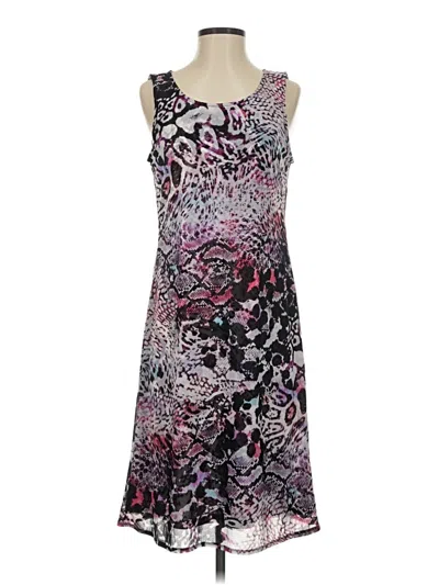 Pre-owned Dana Buchman Cocktail Dress In Purple