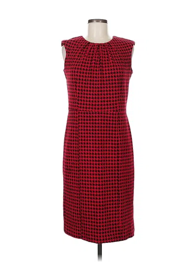 Pre-owned Dana Buchman Cocktail Dress In Red