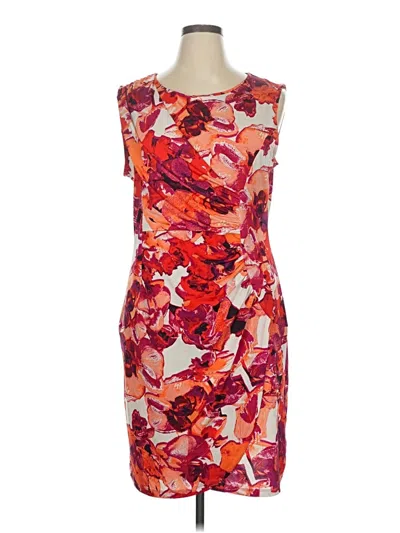 Pre-owned Dana Buchman Cocktail Dress In Red