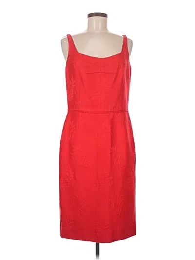 Pre-owned Dana Buchman Cocktail Dress In Red