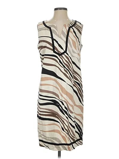 Pre-owned Dana Buchman Cocktail Dress In Tan