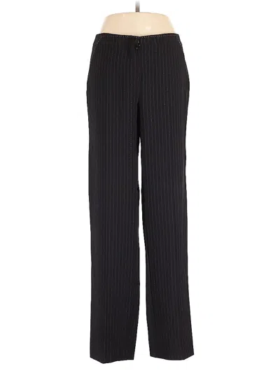 Pre-owned Dana Buchman Dress Pants In Black
