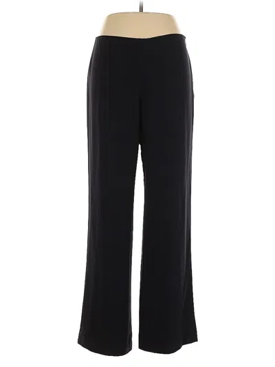 Pre-owned Dana Buchman Dress Pants In Black