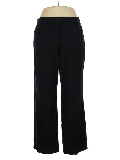 Pre-owned Dana Buchman Dress Pants In Black