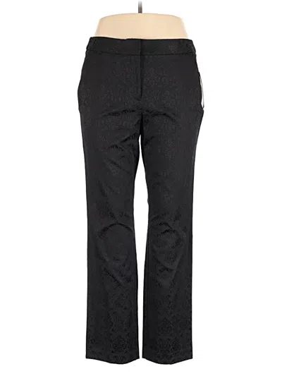 Pre-owned Dana Buchman Dress Pants In Black