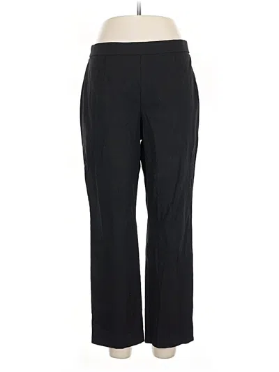 Pre-owned Dana Buchman Dress Pants In Black
