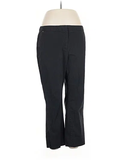 Pre-owned Dana Buchman Dress Pants In Black