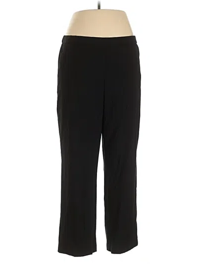 Pre-owned Dana Buchman Dress Pants In Black