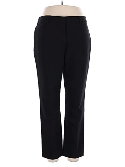 Pre-owned Dana Buchman Dress Pants In Black