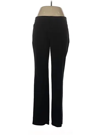 Pre-owned Dana Buchman Dress Pants In Black