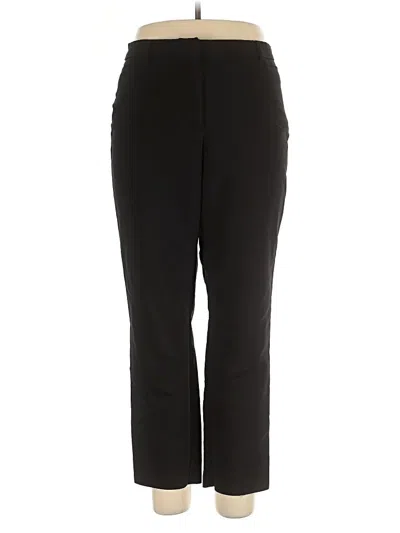 Pre-owned Dana Buchman Dress Pants In Black