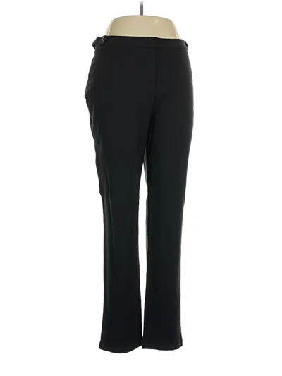 Pre-owned Dana Buchman Dress Pants In Black
