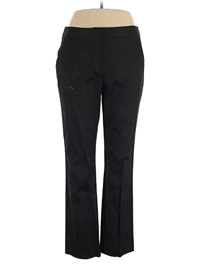 Pre-owned Dana Buchman Dress Pants In Black