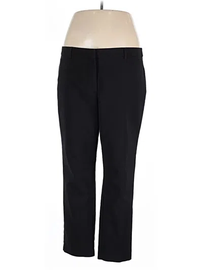 Pre-owned Dana Buchman Dress Pants In Black