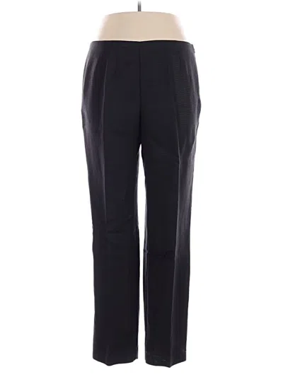 Pre-owned Dana Buchman Dress Pants In Black