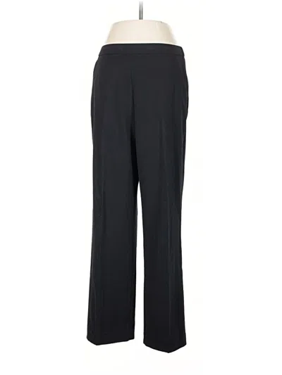 Pre-owned Dana Buchman Dress Pants In Black