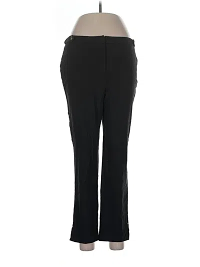 Pre-owned Dana Buchman Dress Pants In Black
