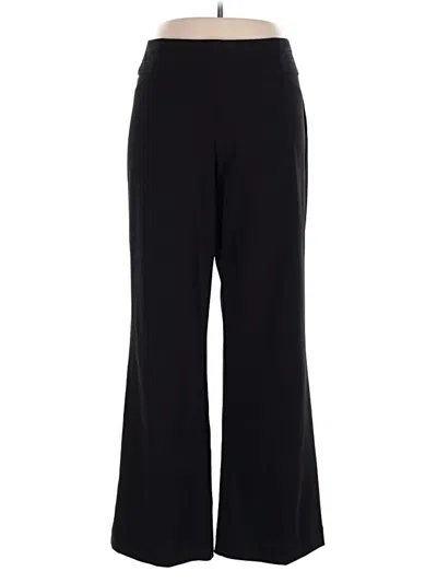 Pre-owned Dana Buchman Dress Pants In Black