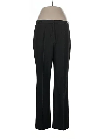 Pre-owned Dana Buchman Dress Pants In Black