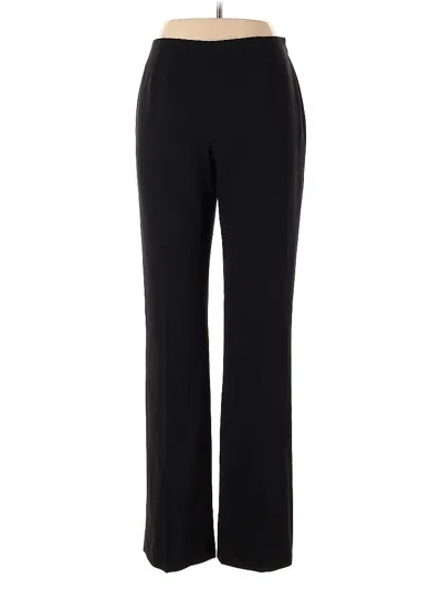 Pre-owned Dana Buchman Dress Pants In Black
