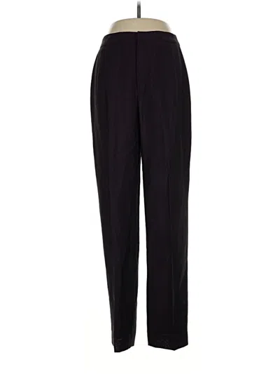 Pre-owned Dana Buchman Dress Pants In Black