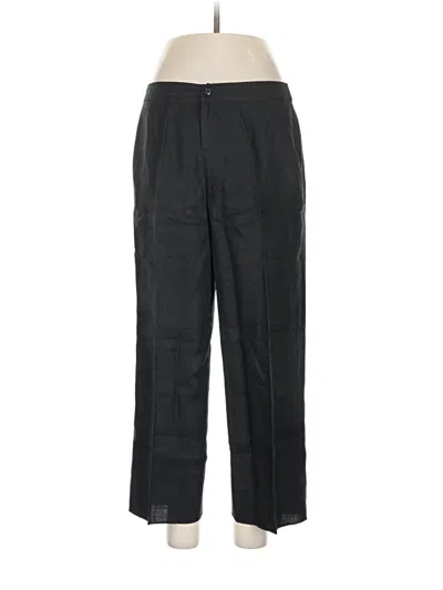 Pre-owned Dana Buchman Dress Pants In Black
