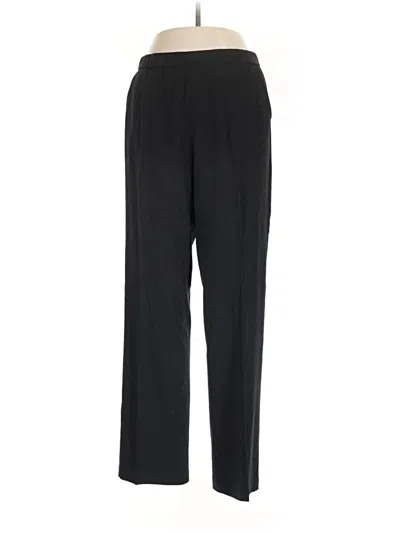Pre-owned Dana Buchman Dress Pants In Black