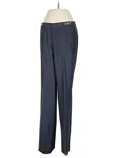 Pre-owned Dana Buchman Dress Pants In Blue