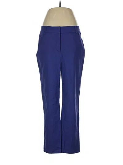 Pre-owned Dana Buchman Dress Pants In Blue