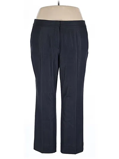 Pre-owned Dana Buchman Dress Pants In Blue