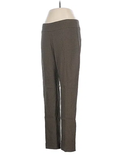 Pre-owned Dana Buchman Dress Pants In Brown