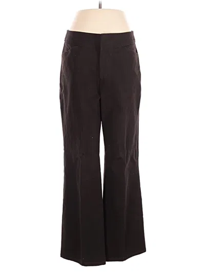 Pre-owned Dana Buchman Dress Pants In Brown