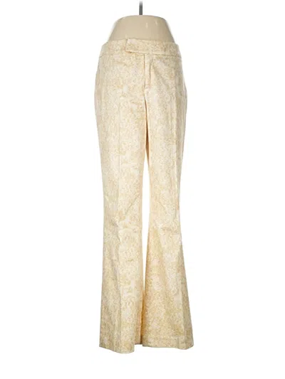 Pre-owned Dana Buchman Dress Pants In Gold