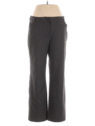 Pre-owned Dana Buchman Dress Pants In Gray