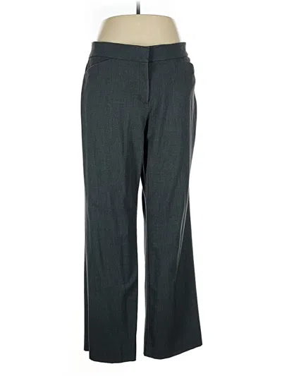 Pre-owned Dana Buchman Dress Pants In Gray