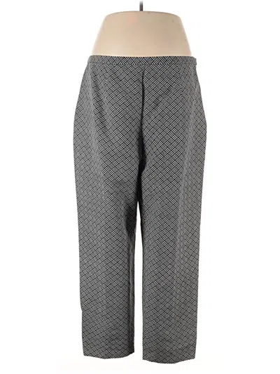 Pre-owned Dana Buchman Dress Pants In Gray