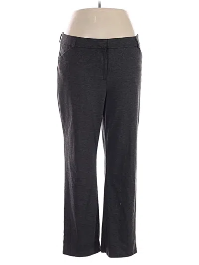 Pre-owned Dana Buchman Dress Pants In Gray