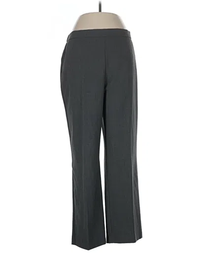 Pre-owned Dana Buchman Dress Pants In Gray