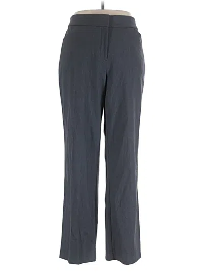 Pre-owned Dana Buchman Dress Pants In Gray