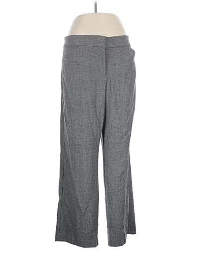 Pre-owned Dana Buchman Dress Pants In Gray