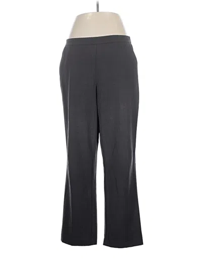 Pre-owned Dana Buchman Dress Pants In Gray
