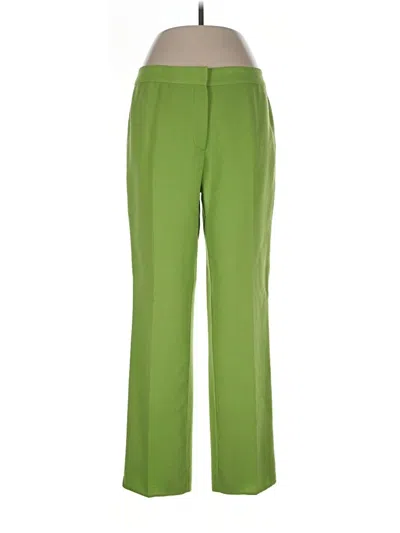 Pre-owned Dana Buchman Dress Pants In Green